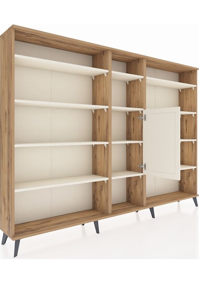 Arges Dolap 12 Raflı Tek Kapaklı 220x30x163 Çam-aytaşı Aytası - Atlas Çam Arges Dolap 12 Raflı Tek Kapaklı 220x30x163 Çam-aytaşı Aytası - Atlas Çam