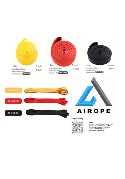 Crossfit Loop Band 3'lü Set 5kg,15kg,25kg