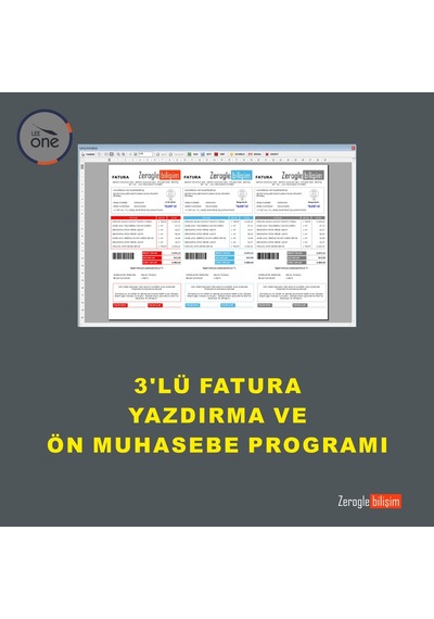 3 Lü Fatura Yazdırma Programı + Ön Muhasebe (469609538)