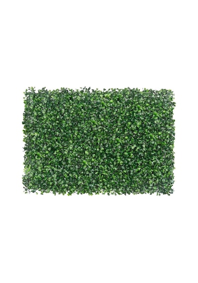 Yapay Çiçek Duvar Kaplama Panel Şimşir Tabaka 40X60 Cm Yeşil Dik