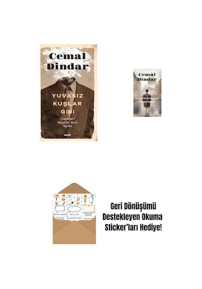 Yuvasız Kuşlar Gibi + Dostoyevskaya İstasyonu + Okuma Sticker'ları