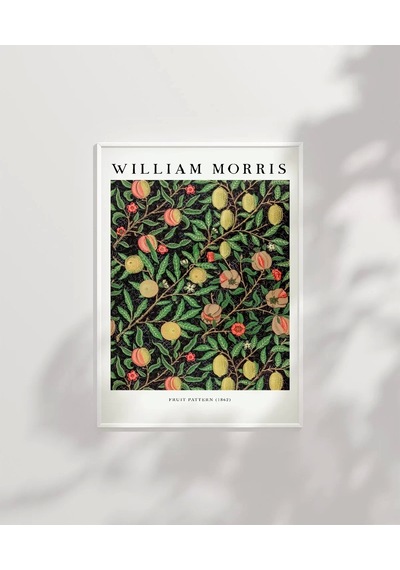 Çerçevesiz Poster William Morris Meyve Deseni No 1