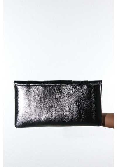 441 Gümüş Kadın Clutch Çanta