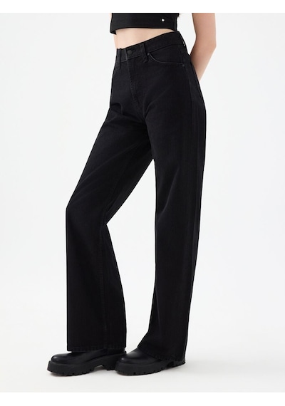 Loft Wide Leg Regular Fit Kadın Pantolon Lf2040548 Q1.v1 Denim