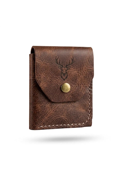 Deercraft Stag Hakiki Deri Cüzdan Taba - Kahve
