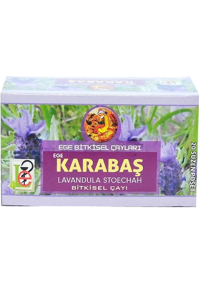 Ege Bitkisel Çayları Karabaş Otu Bitki Süzen Poşet Çay 20 x 1.5 G