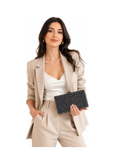 Atelier Emine Clutch Melange Çanta Çok Renkli
