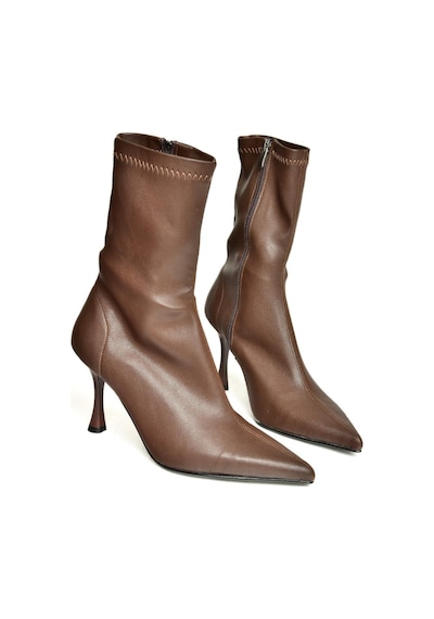 Fox Shoes T752582409 Kahverengi Streç Deri İnce Topuklu Kadın Bot Kahverengi-suni Deri Kahverengi Fox Shoes T752582409 Kahverengi Streç Deri İnce Topuklu Kadın Bot Kahverengi-suni Deri Kahverengi