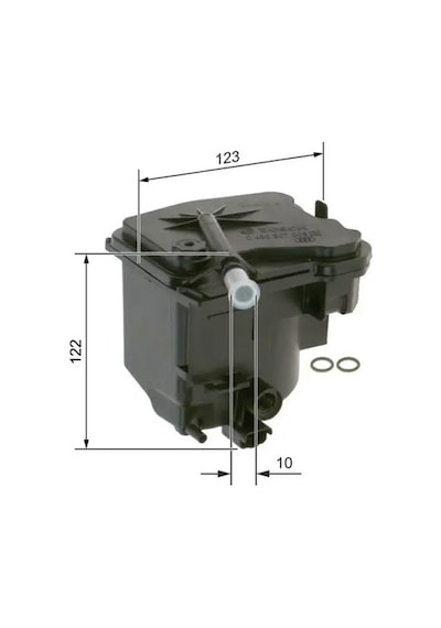 Citroen C5 Yakit Filtresi 1.6 Hdi 2005-2011 Bosch 0450907006