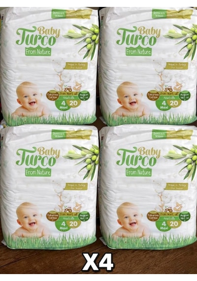 Baby Turco Bebek Bezi 20 Adet 4 Numara 4 ADET