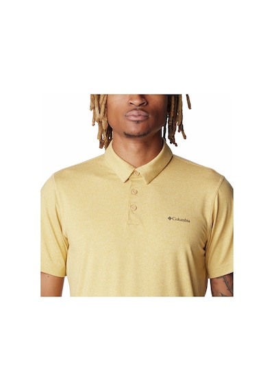 Columbia Tech Trail Erkek Kısa Kollu Polo T-shirt Ao2933 A.gri Açık Gri