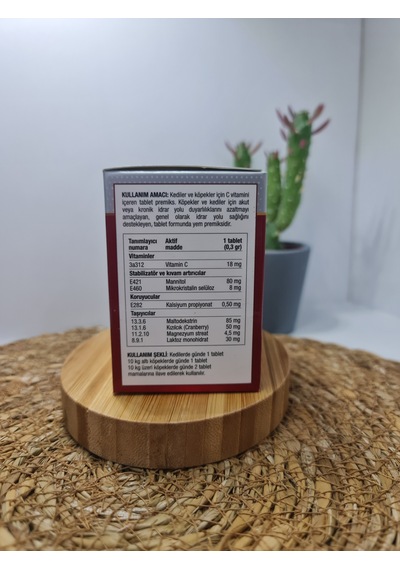 Animari Renamar 40 Tablet Evcil Hayvan Vitamin C With Cronberry