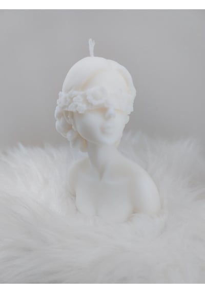 Bernami Mumluk Şamdanpinterest %100doğal Soyawax Hediyelik Maskeli Kız Mum Diğer