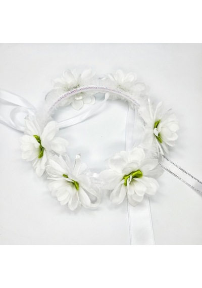 Çiçekli Kurdeleli Bride Taçı Bekarlığa Veda Parti Aksesuarı Çember Taç Diğer