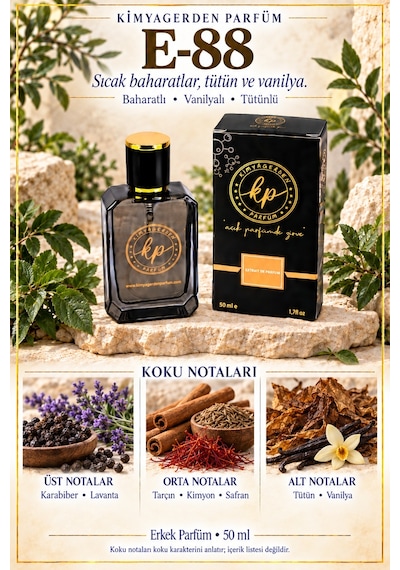 KP E-88 Erkek Parfüm EDP 50 ML
