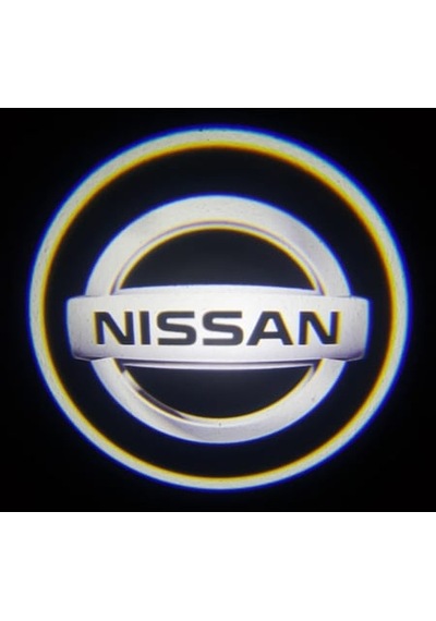 OtoÇizgi Nissan Araçlar için Pilli Yapıştırmalı Kapı Altı Led Logo Aynı Gü OtoÇizgi