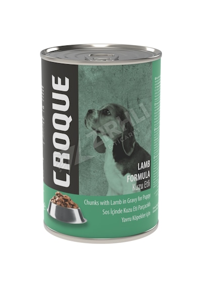Croque Kuzu Etli Konserve Yavru Köpek Maması 400 Gr