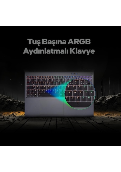 Game Garaj Slayer R9T-5070TIC1 R9-9955HX 32 GB 1 TB SSD RTX5070TI 16" Dos Dizüstü Bilgisayar