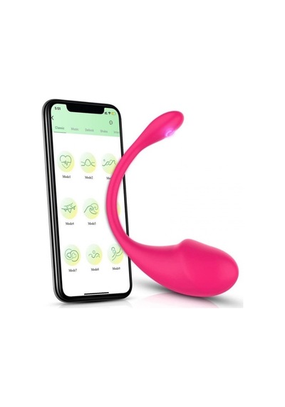 Bluetooth Telefon Kontrollü Pembe Vibratör
