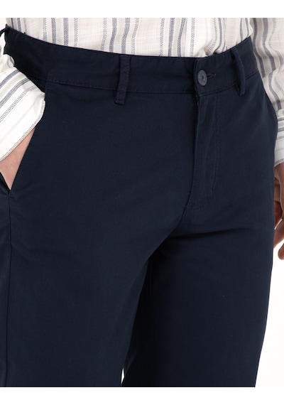 Pierre Cardin Erkek Lacivert Pantolon Kanvas-chino 50288510-vr033 Lacivert