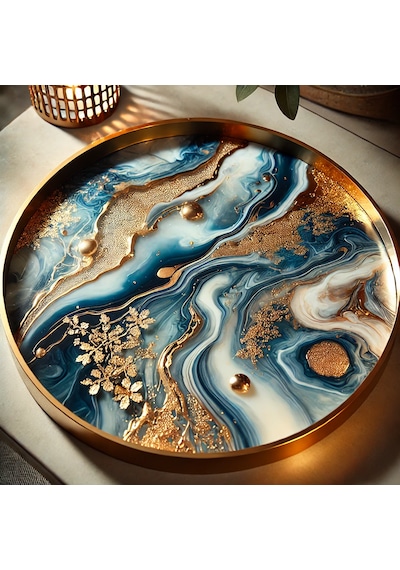Glaresın Clear Epoxy Resın Ultra Şeffaf Hızlı 1,5 Kg Hobi Sanat Art Tepsi İnce Döküm Epoksi Reçine Kıt