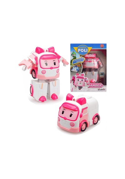 Robocar Poli Robot Figür Amber Poli Helly - Roy