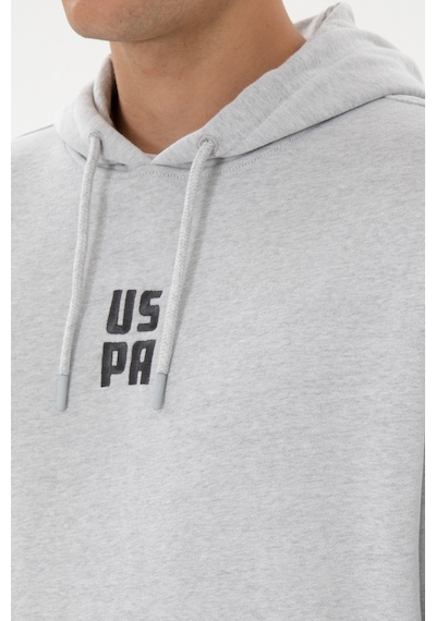 U.S. Polo Assn. U.s. Polo Assn. Erkek Gri Melanj Sweatshirt 50320030-vr086