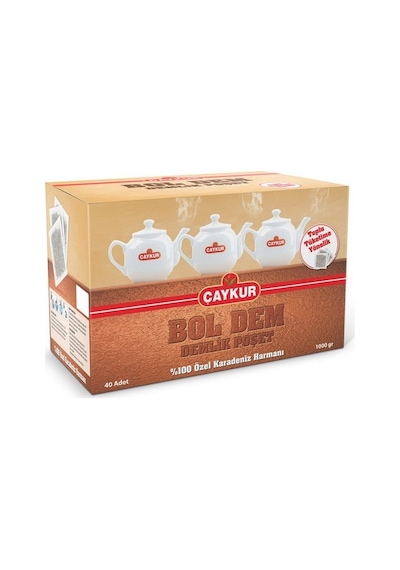 Çaykur Boldem Siyah Demlik Poşet Çay 1000 G Çaykur Boldem Siyah Demlik Poşet Çay 1000 G
