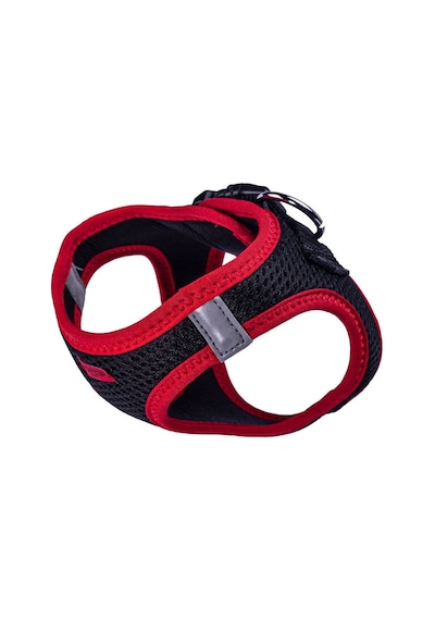 Doggie Havalı Dokuma Neon Serisi Küçük Irk Göğüs Tasması Kırmızı 3XS-22-26Cm Kırmızı