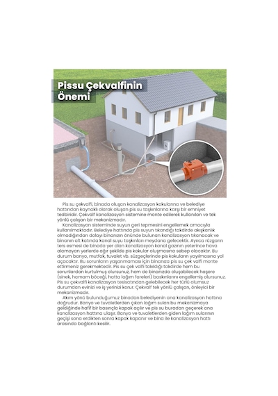 Q160 Pis Su Çekvalfi - Paslanmaz Klepeli Kilitli
