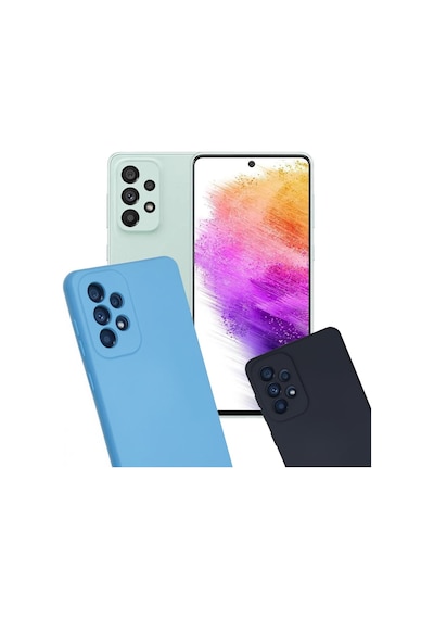Samsung Uyumlu Galaxy A73 5G Kilif Kamera Korumali Lansman Silikon Kapak 548622690