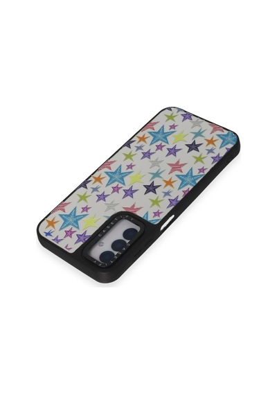 Mey İthalat Samsung Uyumlu Galaxy M14 5g Kılıf Mirror Desenli Kapak - Mirror - 18 Açık Gri