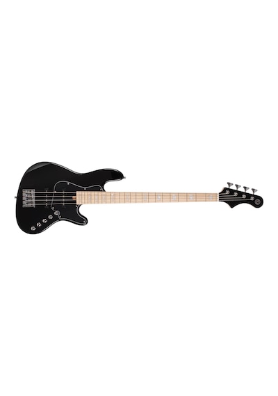 Cort Njs4bk Bas Gitar, 4 Telli, Siyah, Çantalı