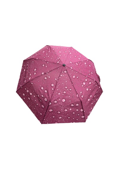 Marlux Tam Otomatik Bordo Damla Desenli Şemsiye 7110c 709801 Bordo