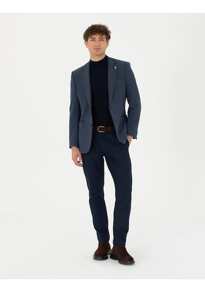 Pierre Cardin Erkek Lacivert Pantolon Kanvas-chino 50278461-vr033 Lacivert