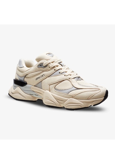 Lescon Ghost Easystep Erkek Spor Ayakkabı Bej Beyaz