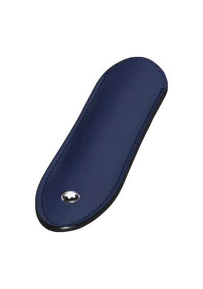 Montblanc Meisterstück Deri 1li Kalem Kılıfı 221440 Lacivert