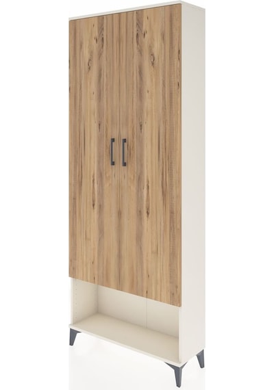Arges Dolap 5 Raflı 2 Kapaklı 88x30x221 Aytaşı-çam Aytaşı