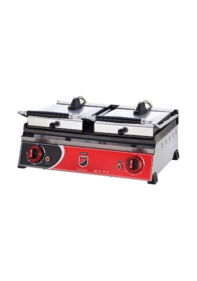 Işıkgaz Silverinox Elektrikli Döküm Çift Kapak 20 Dilim Tost Makinesi Slvr-2132