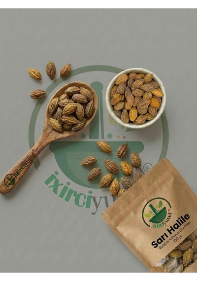 İxirciyusuf Sarı Halile Halile Yellow Myrobalan Terminalia Bellirica Doğal Tane 100 G