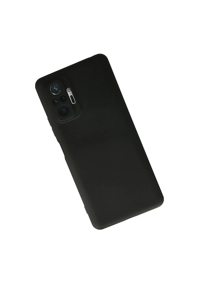 Xiaomi Redmi Note 10 Pro Uyumlu Kılıf Nano İçi Kadife Silikon - Siyah