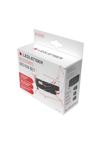 Ledlenser Neo Run Belt Koşu Kemeri Siyah