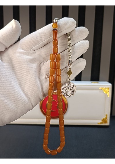Sıkma Çubuk Kehribar Tesbih 94711346