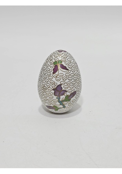Cloisonne Mineli Dekoratif Yumurta 6,5cm Çok Renkli