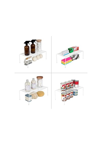 Tel Organizer Dolap Depolama Rafı 22x40cm Beyaz 1 Diğer