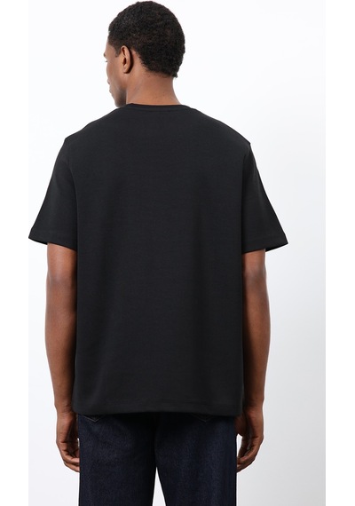 Antioch Regular Fit Basic Erkek T-shirt Siyah
