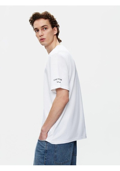 Ltb Naroba Erkek T-shirt - Beyaz