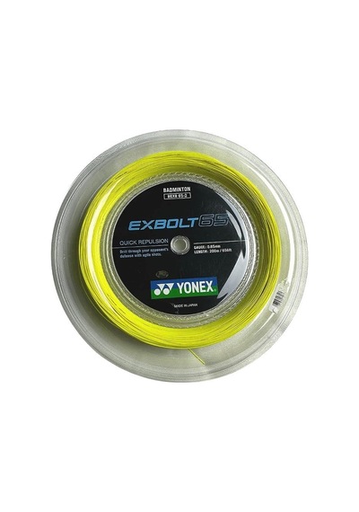 Yonex Exbolt-65 Badminton Kordajı Sarı 200m