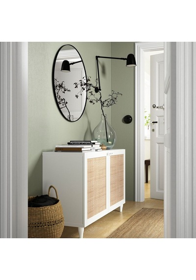 Dolap Kombinasyonu, Beyaz-kahverengi, 120x42x74 Cm, Studsvıken, Kabbarp Beyaz