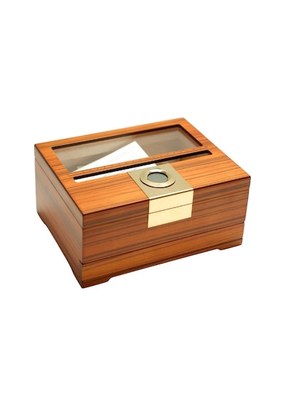 Premiumquality Quito Kahverengi Sedir Humidor Puro Kutusu - Tr9631